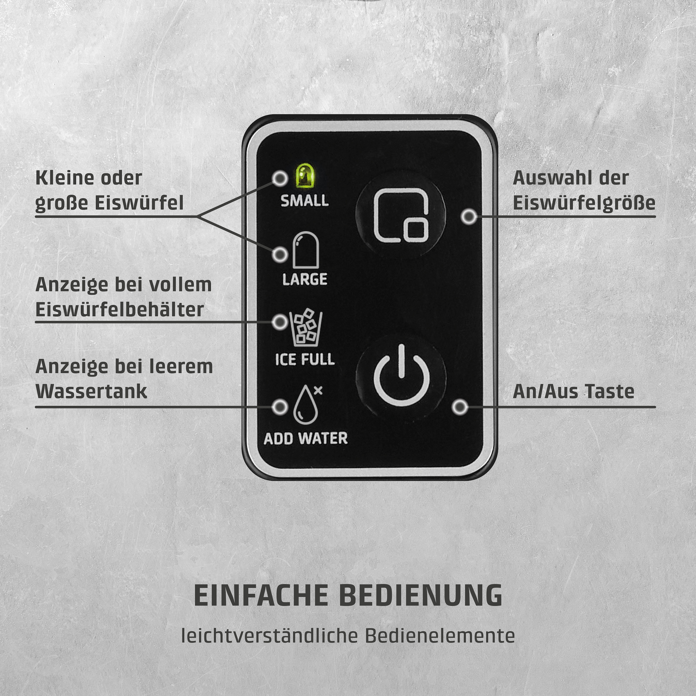 Caso Elektrischer Eiswürfelbereiter »3401 CASO IceChef Compact« 3401 CASO IceChef Compact