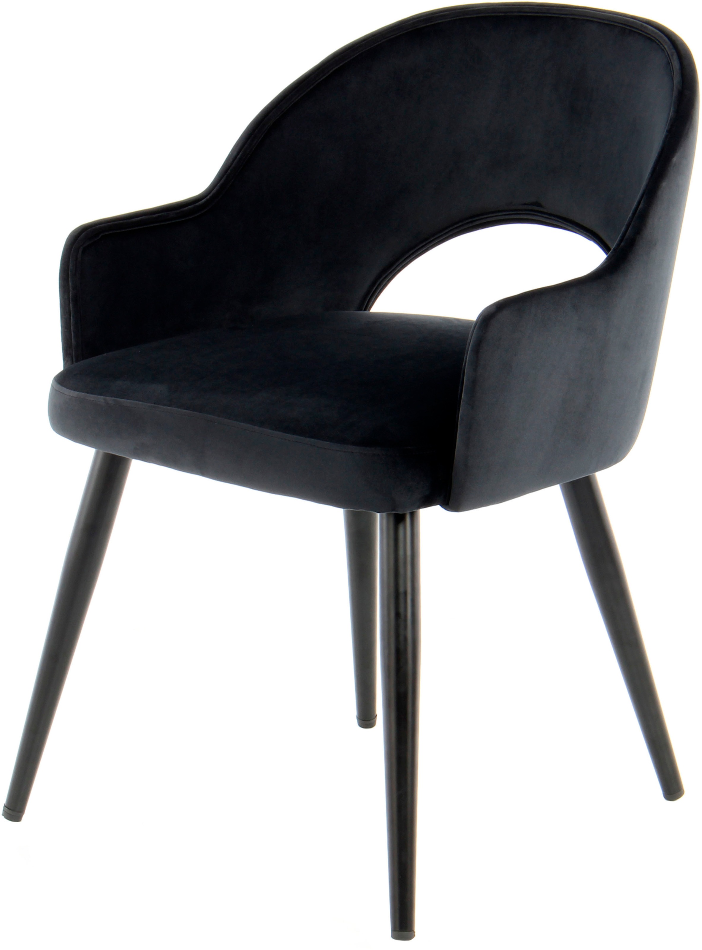 Kayoom Stuhl »Joris 110 2er-Set, einfarbiges Design,mit Retro-Charakter«, ( günstig online kaufen