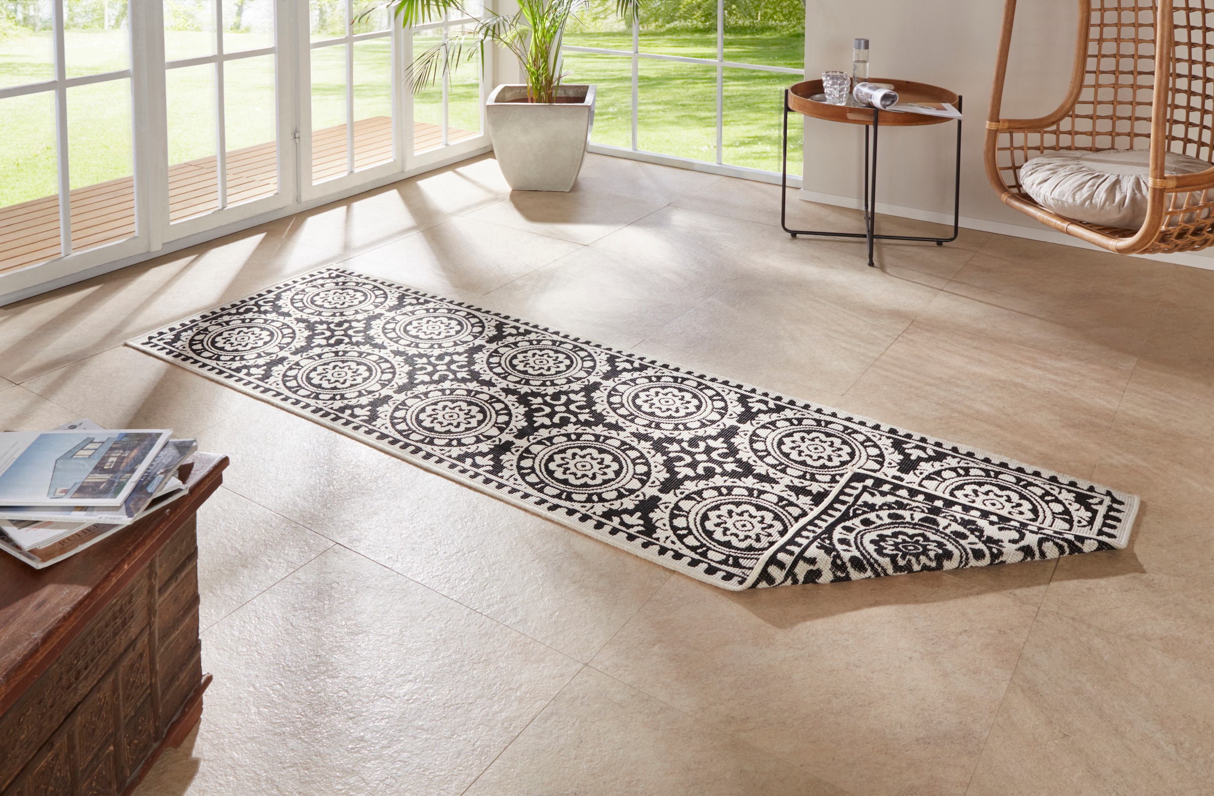 HANSE Home Läufer »Jardin«, rechteckig, 5 mm Höhe, Wendeteppich, In-& Outdo günstig online kaufen