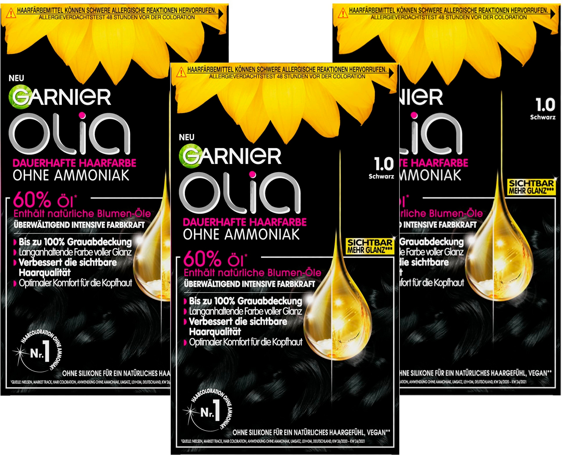 Ölbasis Olia dauerhafte GARNIER Coloration Haarfarbe«, »Garnier kaufen