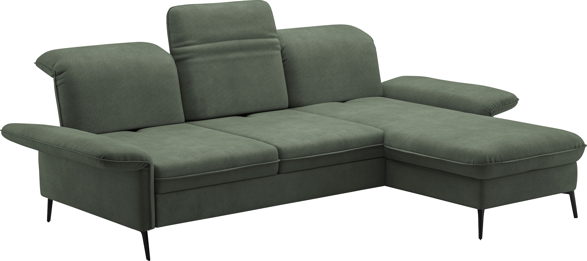 sit&more Ecksofa »Emely«, mit Sitztiefenverstellung optional mit Bettfunktion und Bettkasten