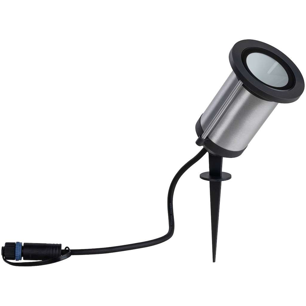 Paulmann LED Gartenstrahler »Plug & Shine«, 1 flammig-flammig, LED-Modul, 3000K 24V IP65 Anthrazit