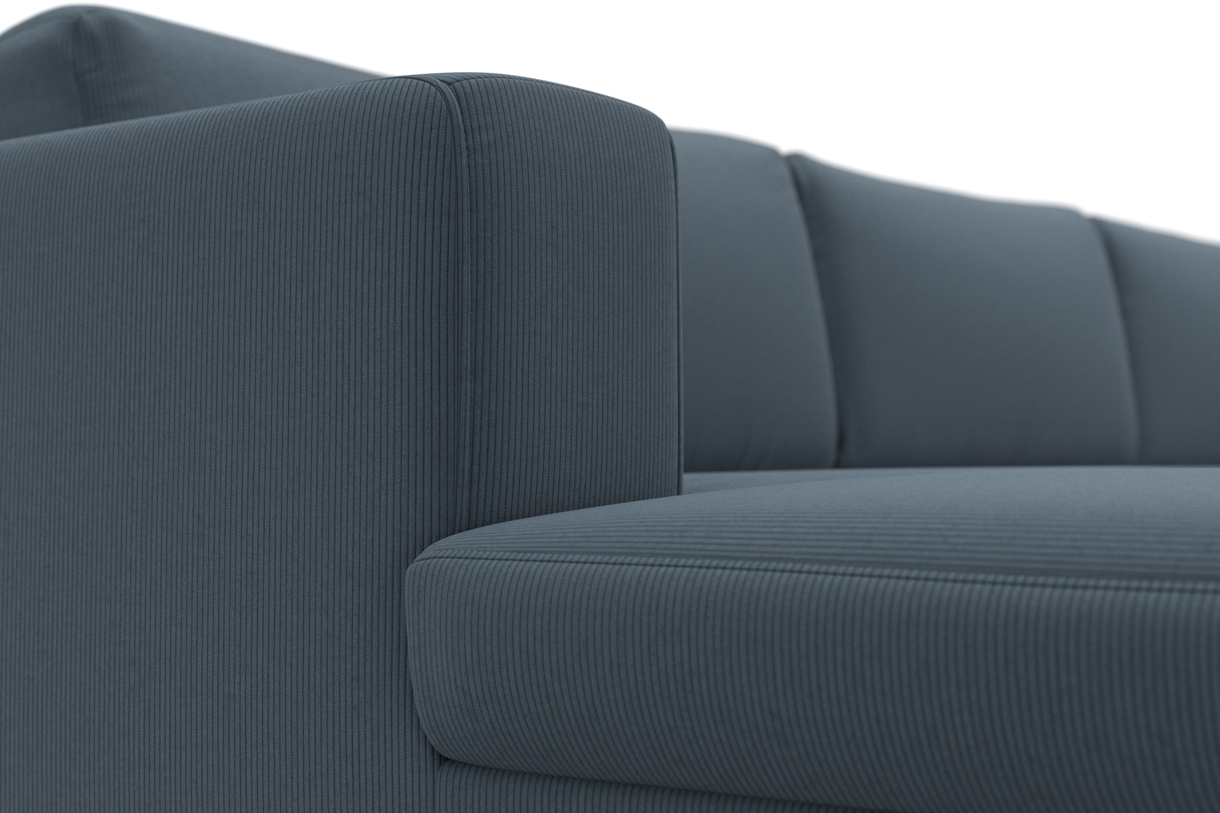 DOMO collection Wohnlandschaft »Modica U-Form«, XXL, in moderner Optik mit, 2 großzügigen Recamieren, auch in Cord