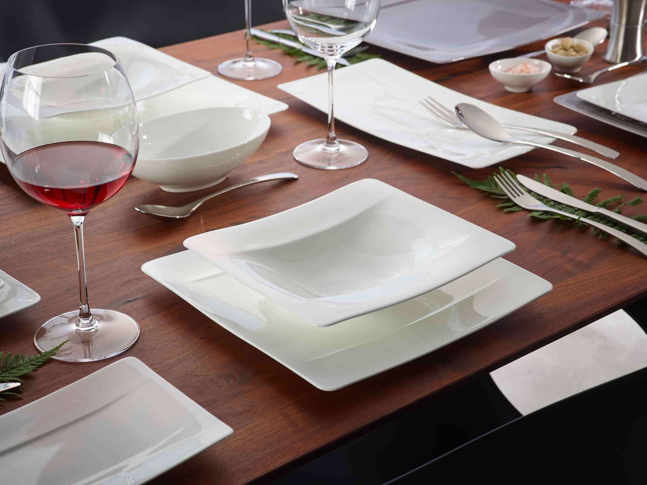 Villeroy & Boch Suppenteller »Suppenteller Modern Grace 24 x 20 cm 6er Set günstig online kaufen