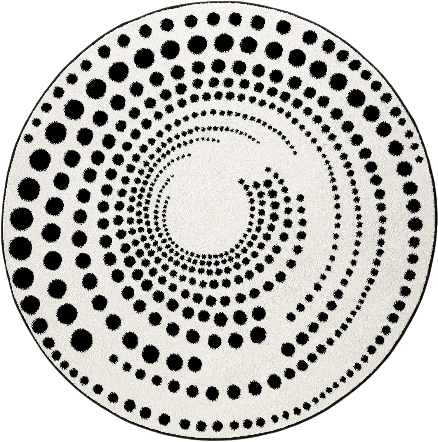 Esprit Teppich »Eddy ESP-3249«, rund, 13 mm Höhe, geometrisch, Kreise, schw günstig online kaufen