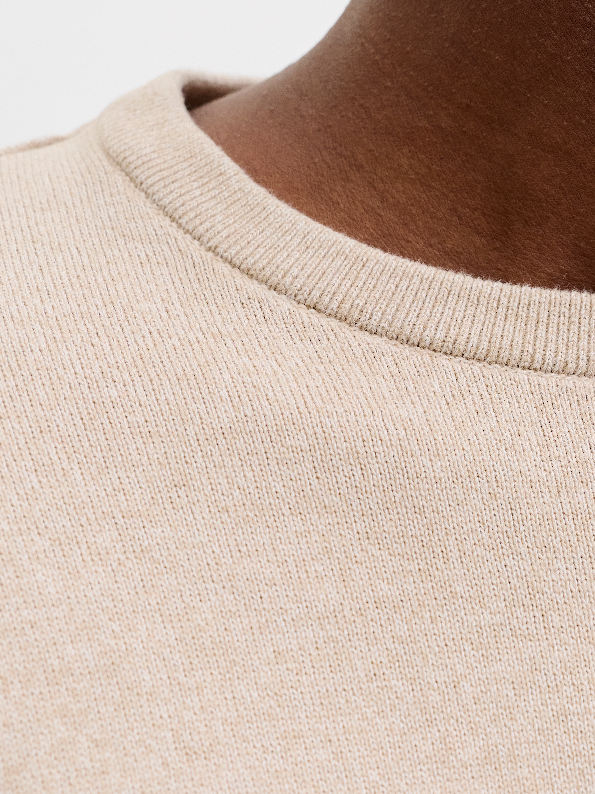 Jack & Jones Rundhalspullover »JJEBASIC KNIT CREW NECK NOOS« Baumwolle, regular fit