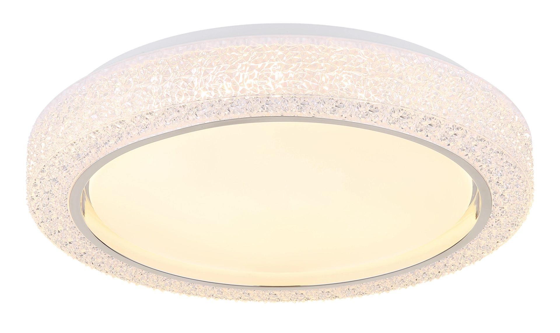 GLOBO LIGHTING LED Deckenleuchte »LIAMI« LED-Modul 1 Stk. Warmweiß Deckenlampe, Kristalle, Wohnzimmer, Schlafzimmer, elegant