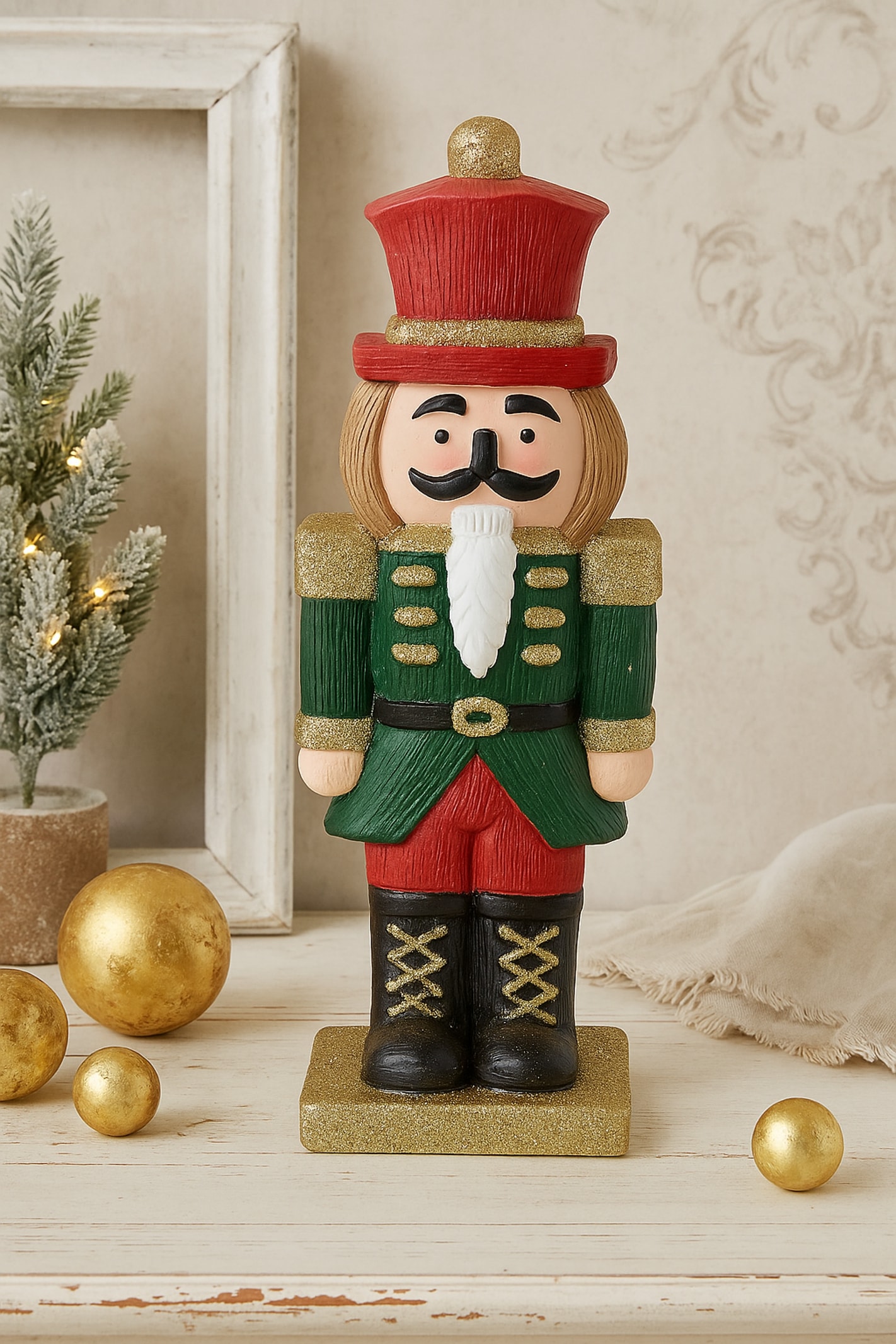 I.GE.A. Dekofigur »Nussknacker« Dekofigur Statue Deko Männchen Weihnachtsdeko