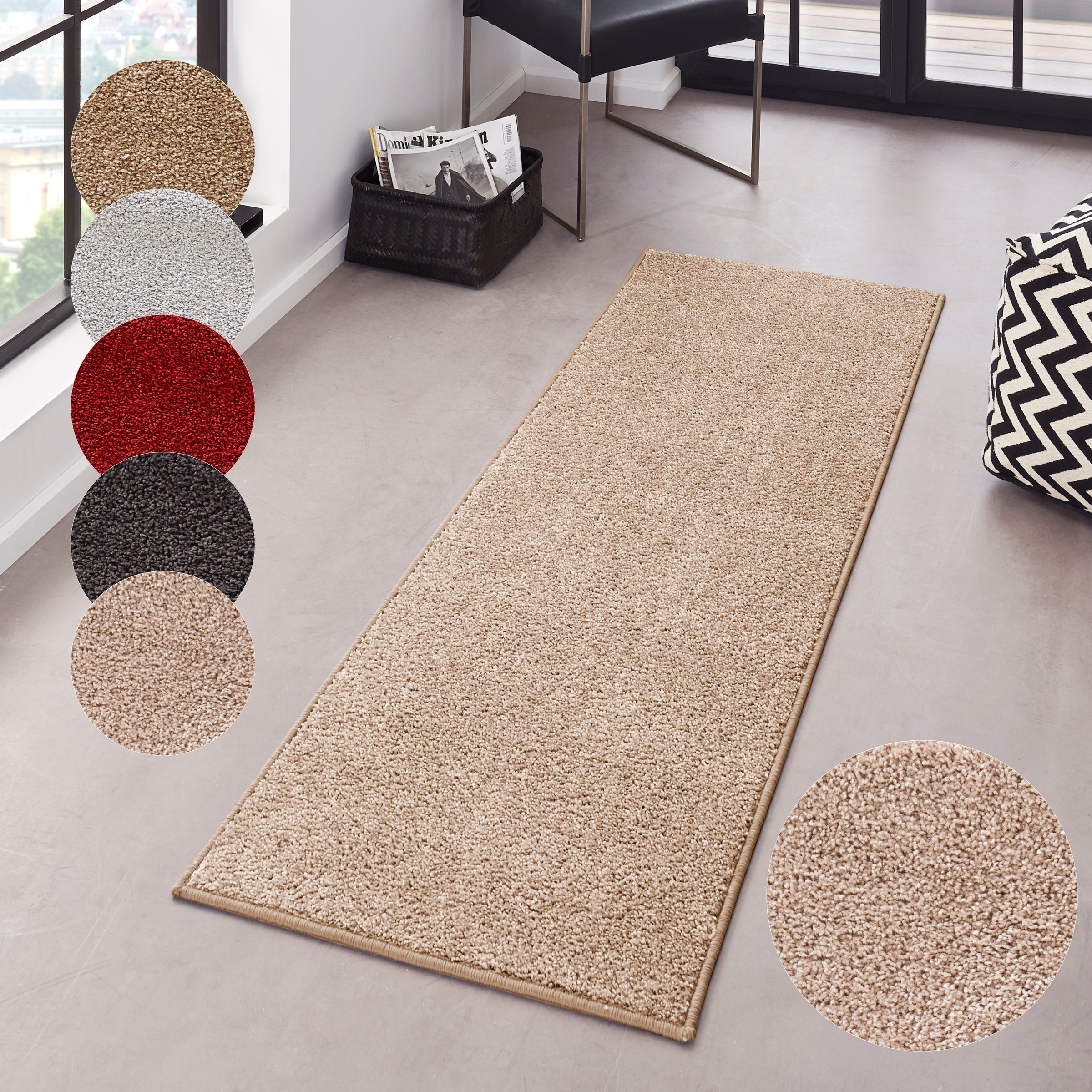 HANSE Home Teppich »Pure 100 Kurzflor«, rechteckig, 13 mm Höhe, Kurzflor, u günstig online kaufen
