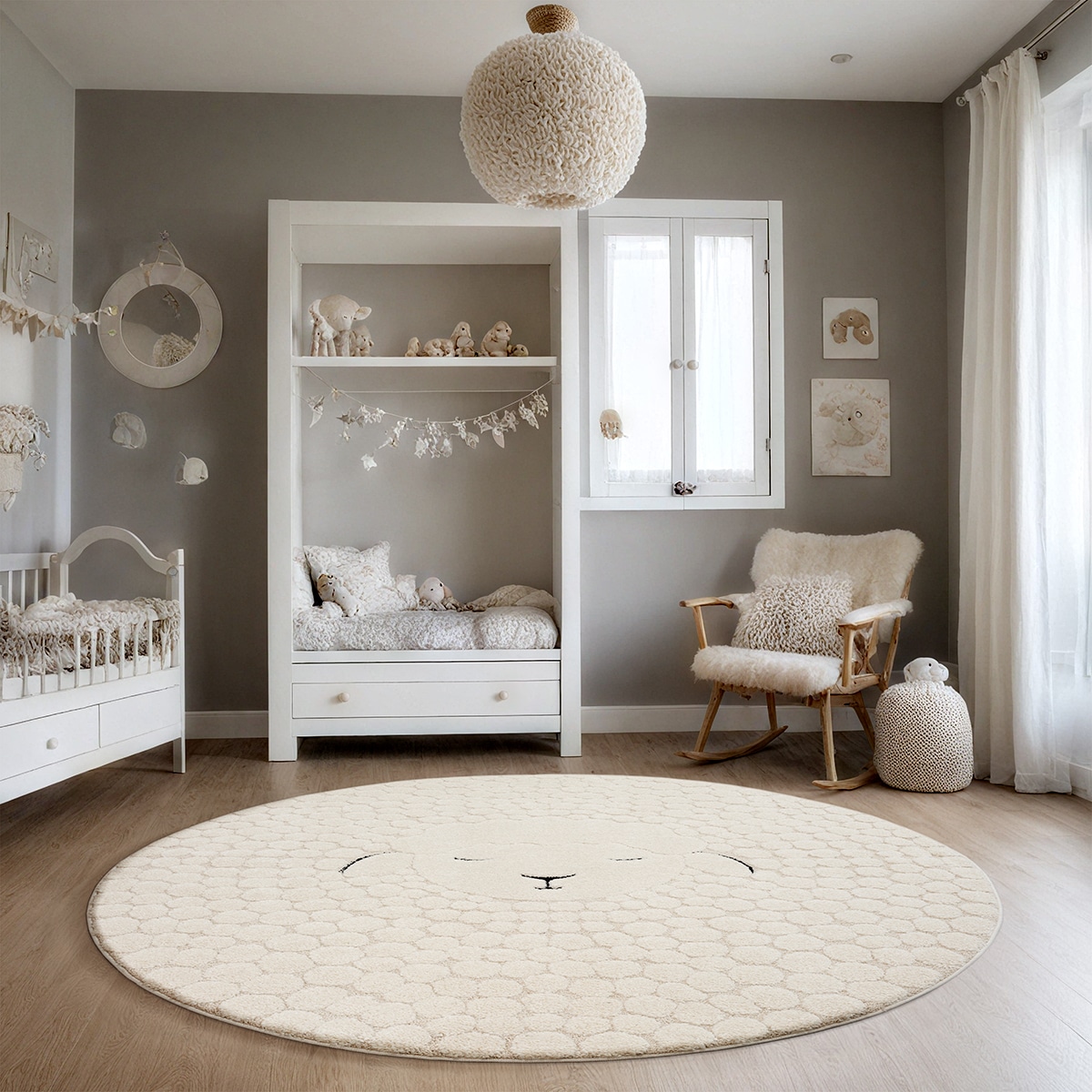 the carpet Teppich »Elisa Kids«, rund, 12 mm Höhe, Kids Kinderzimmer Teppic günstig online kaufen