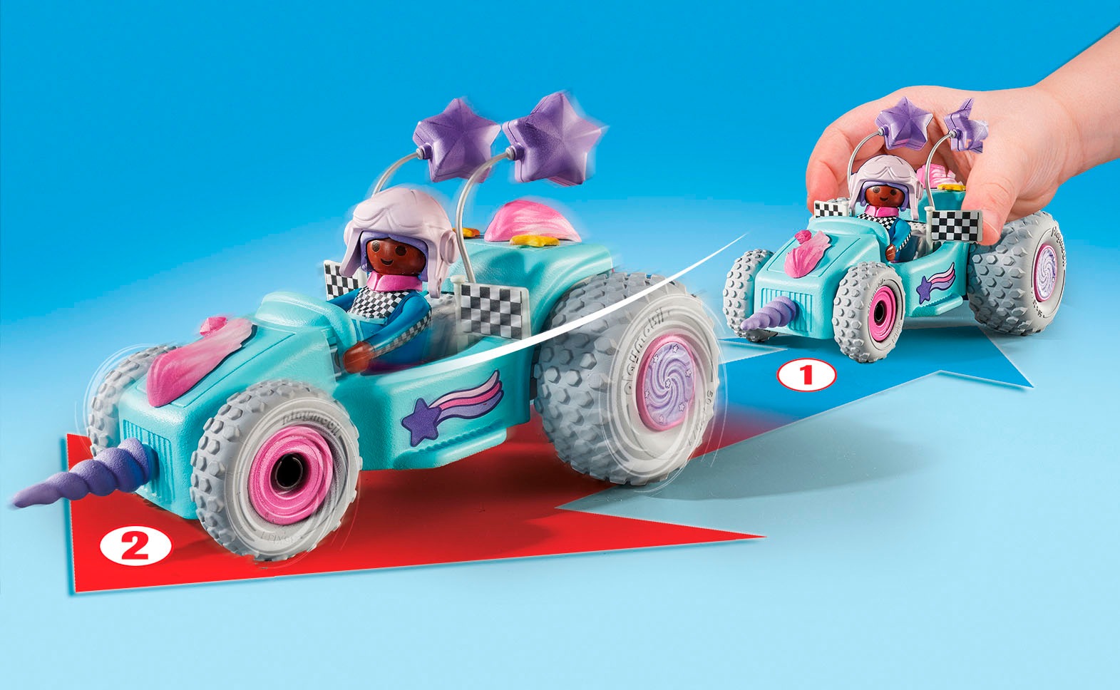 Playmobil® Konstruktions-Spielset »Rasendes Einhorn (71635), Funstars« Made in Germany