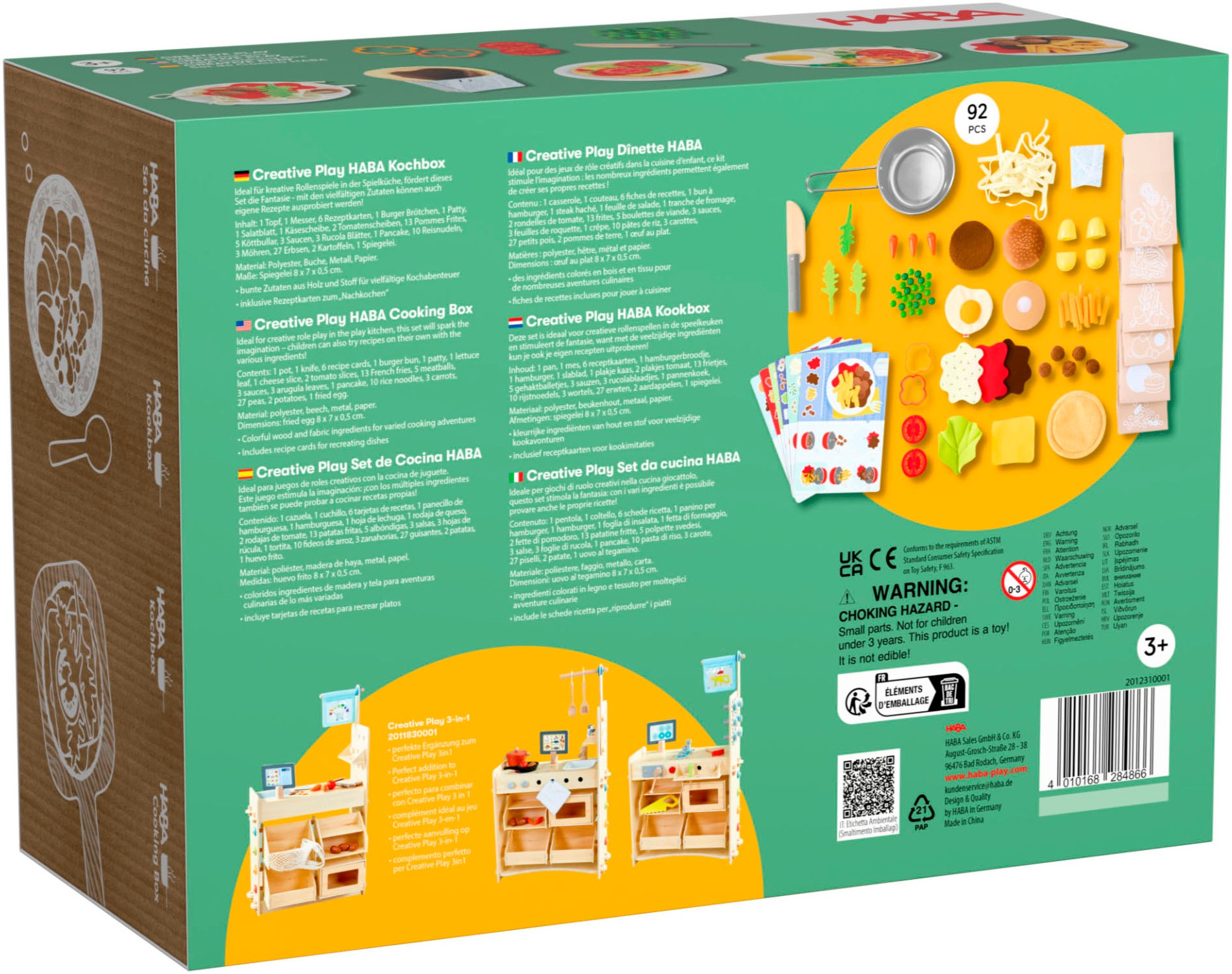 Haba Spiellebensmittel »Creative Play - HABA Kochbox«