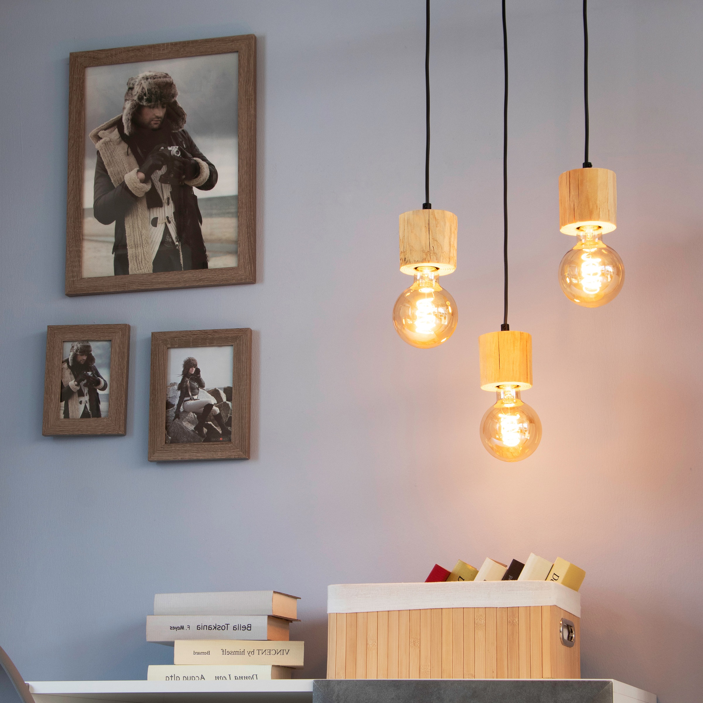 SPOT Light Pendelleuchte »PINO«, 3 flammig, Leuchtmittel E27   ohne Leuchtm günstig online kaufen