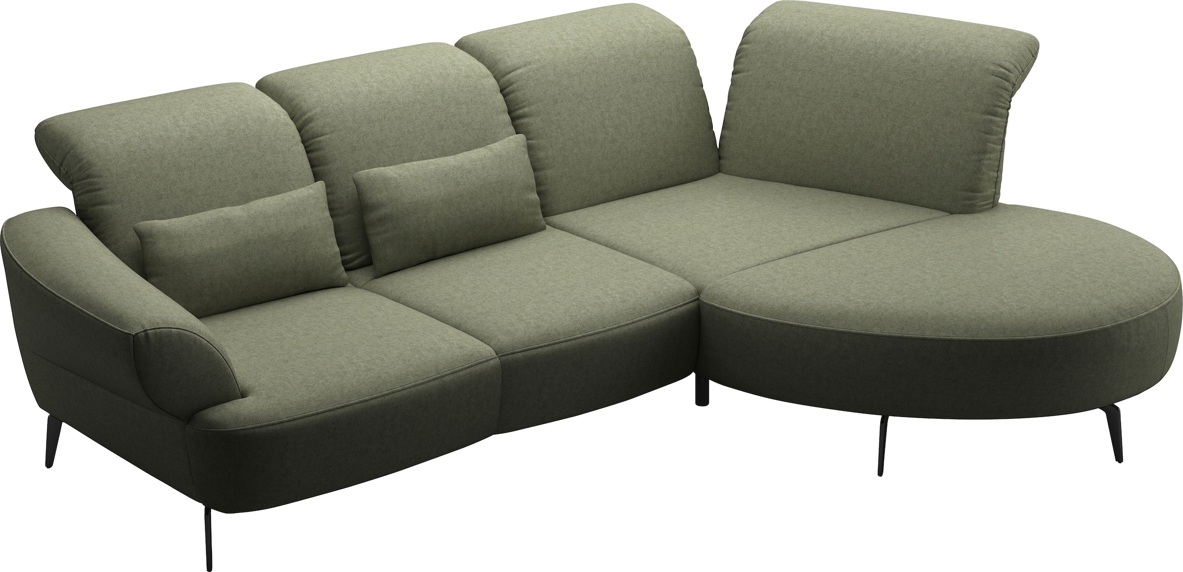sit&more Ecksofa »Dance«, inkl.System Click&Seat und Sitztiefenverstellung