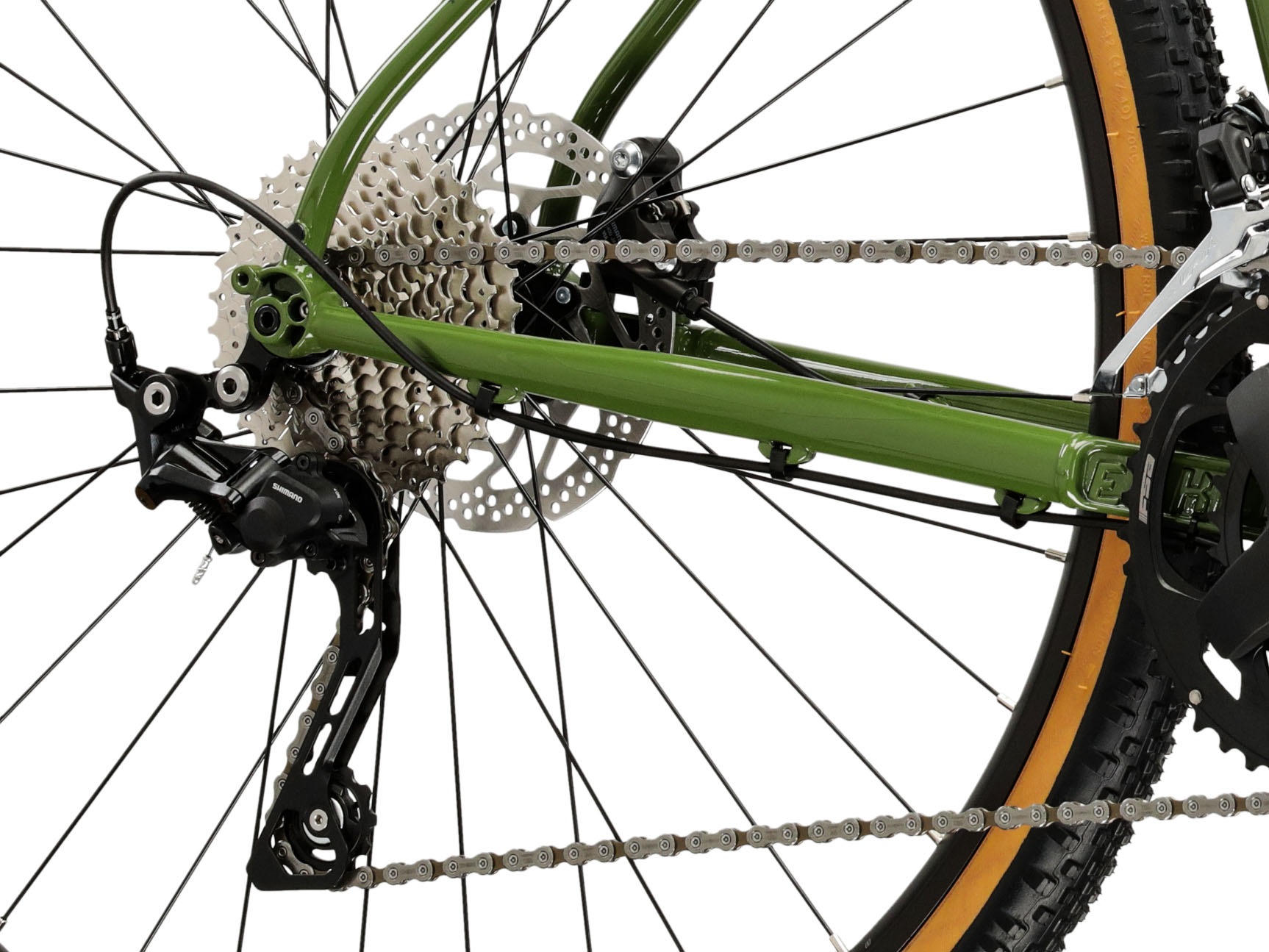 Kross Gravelbike »Gravelbike Esker 4.0 grün 20 Gänge«, 20 Gang, Shimano, GRX RX400 Schaltwerk, Kettenschaltung