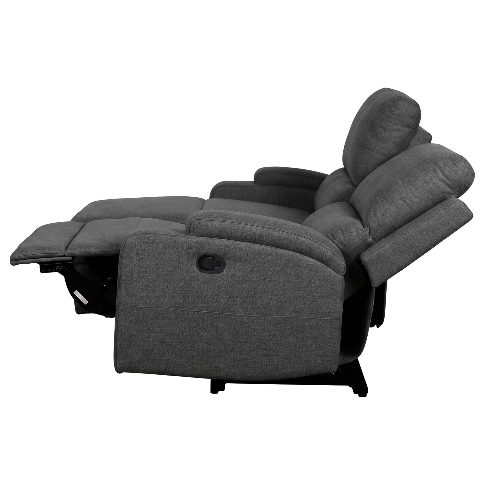 OTTO home Ecksofa »NAPORI Struktur-Bezug, L-Form, 210cm, man./elektr. Relaxfunktion« USB-A bei elektr. Variante, Staukasten, Seitentaschen u. Federkern