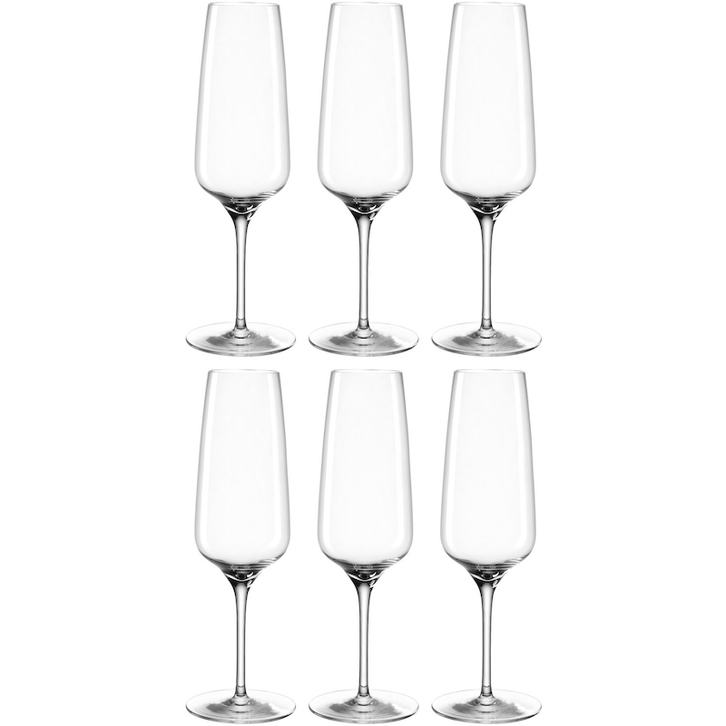 LEONARDO Sektglas »Glas CESTI, 240 ml, 6er-Set« spülmaschinengeeignet transparent