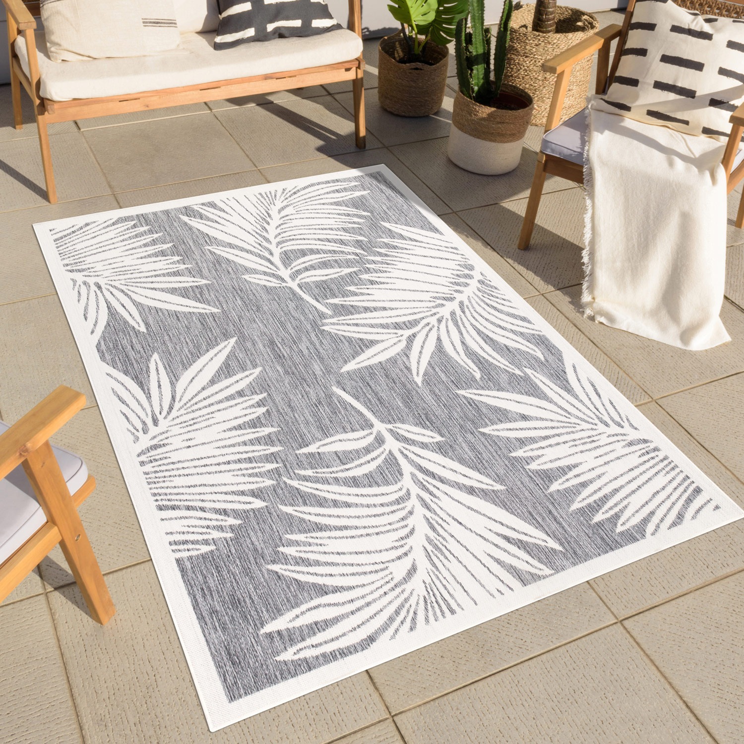 Carpet City Outdoorteppich »Outdoor 468«, rechteckig, 5 mm Höhe, Läufer, UV günstig online kaufen