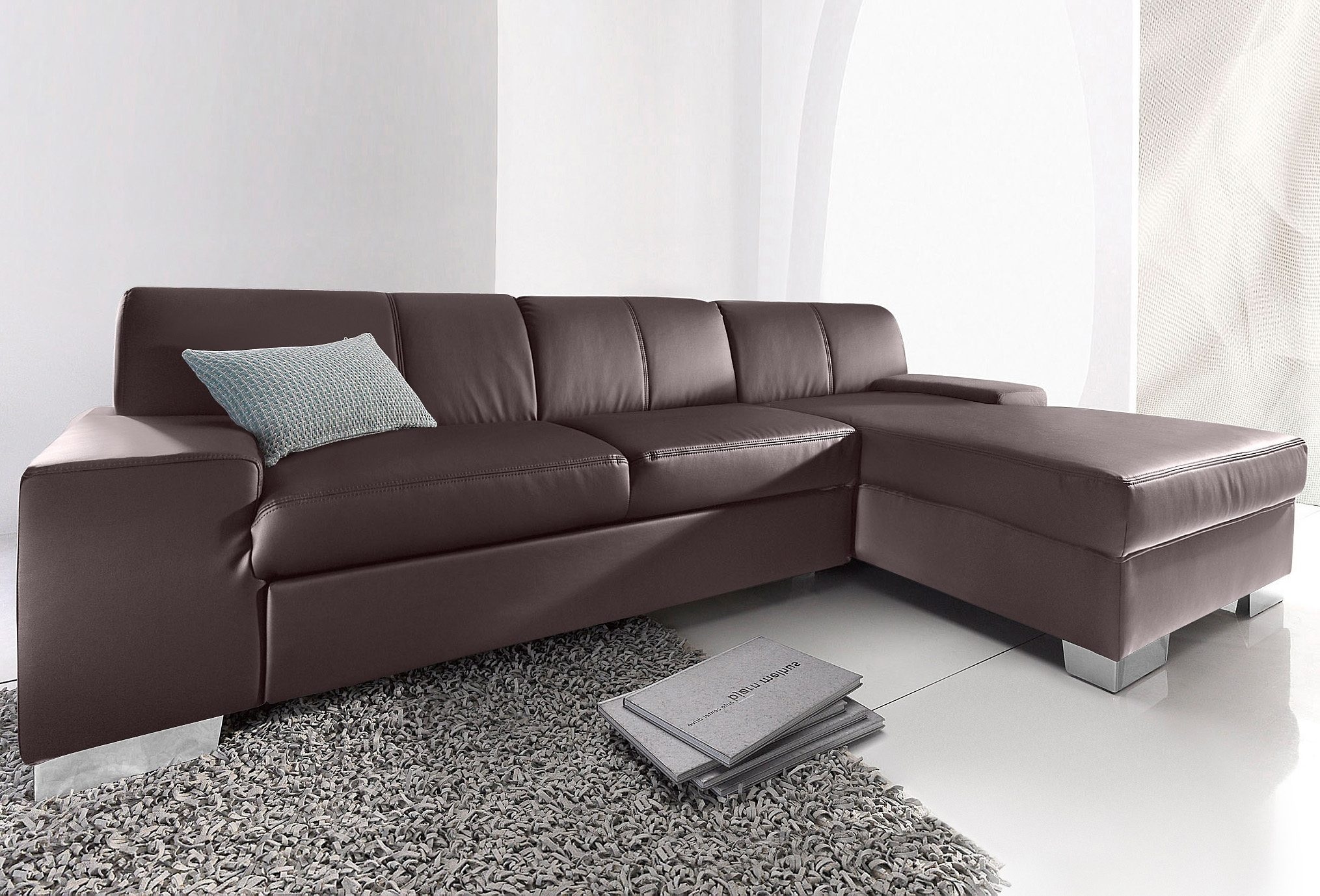 DOMO collection Ecksofa »Star, zeitlose Formensprache, elegante Optik, Brei günstig online kaufen