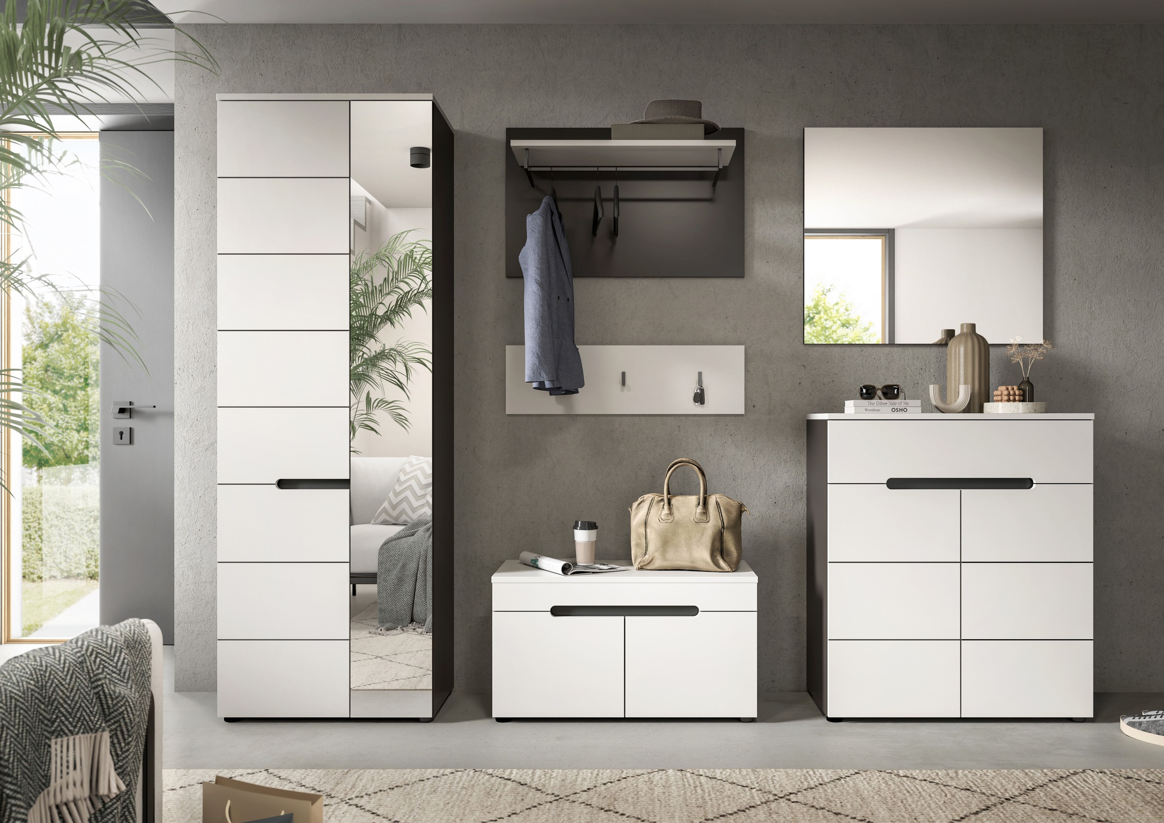 INOSIGN Garderoben-Set »Rehat, Garderobenkombination, Breite 255cm« Set, Ga günstig online kaufen