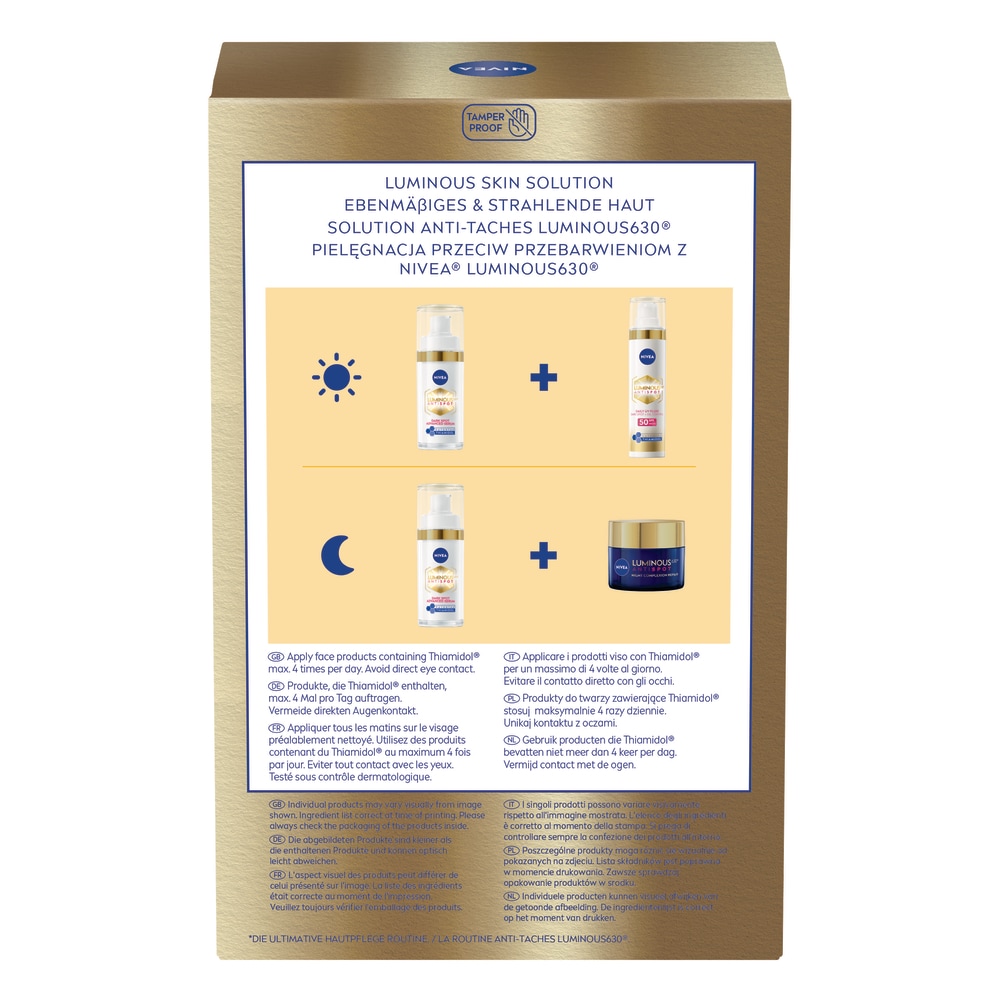 Nivea Gesichtspflege-Set »NIVEA LUMINOUS630® Anti-Pigmenflecken Routine Set«