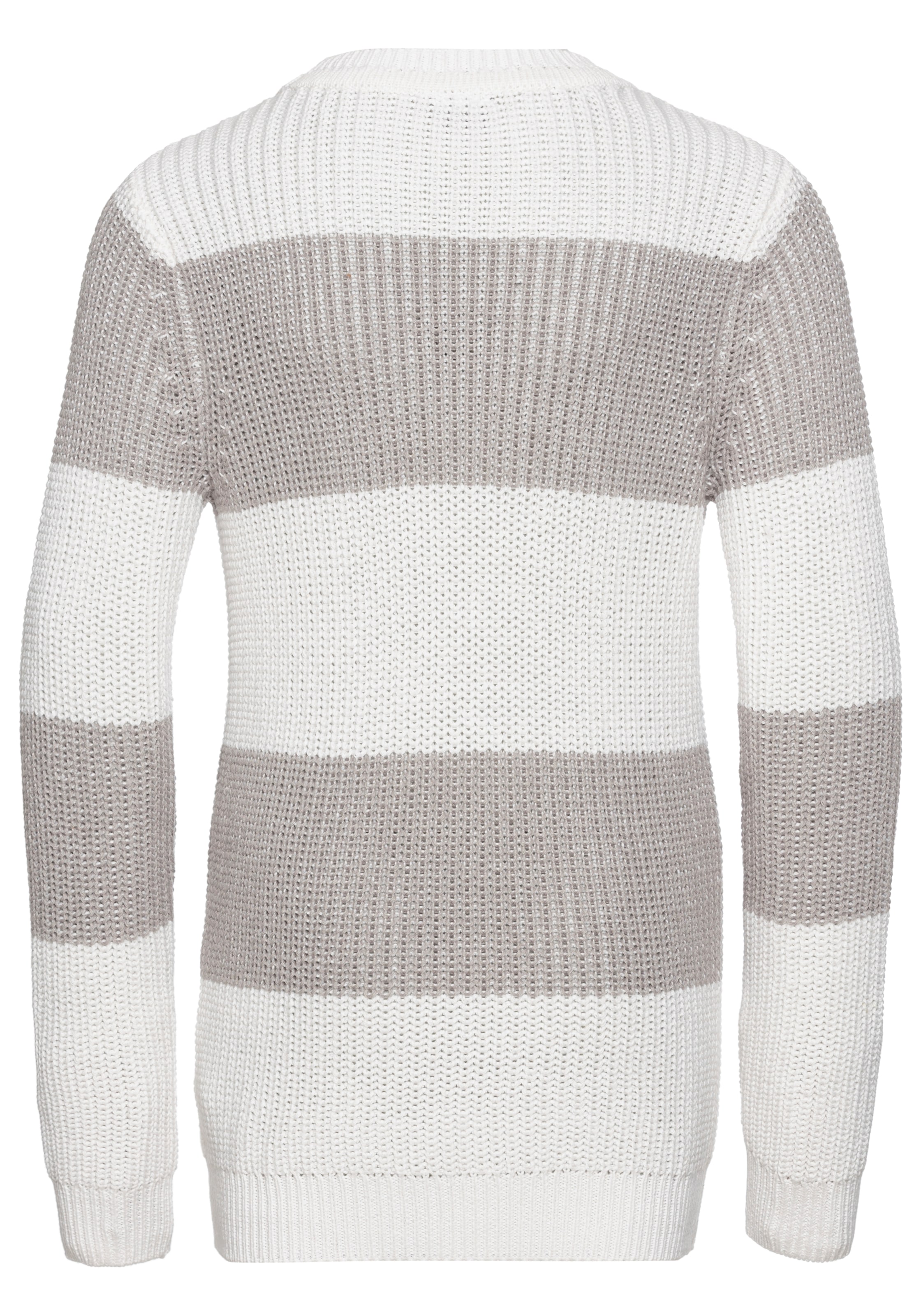 KIDSWORLD Strickpullover »Streifenpullover mit breitem Muster« , modisches Streifendesign für Mädchen