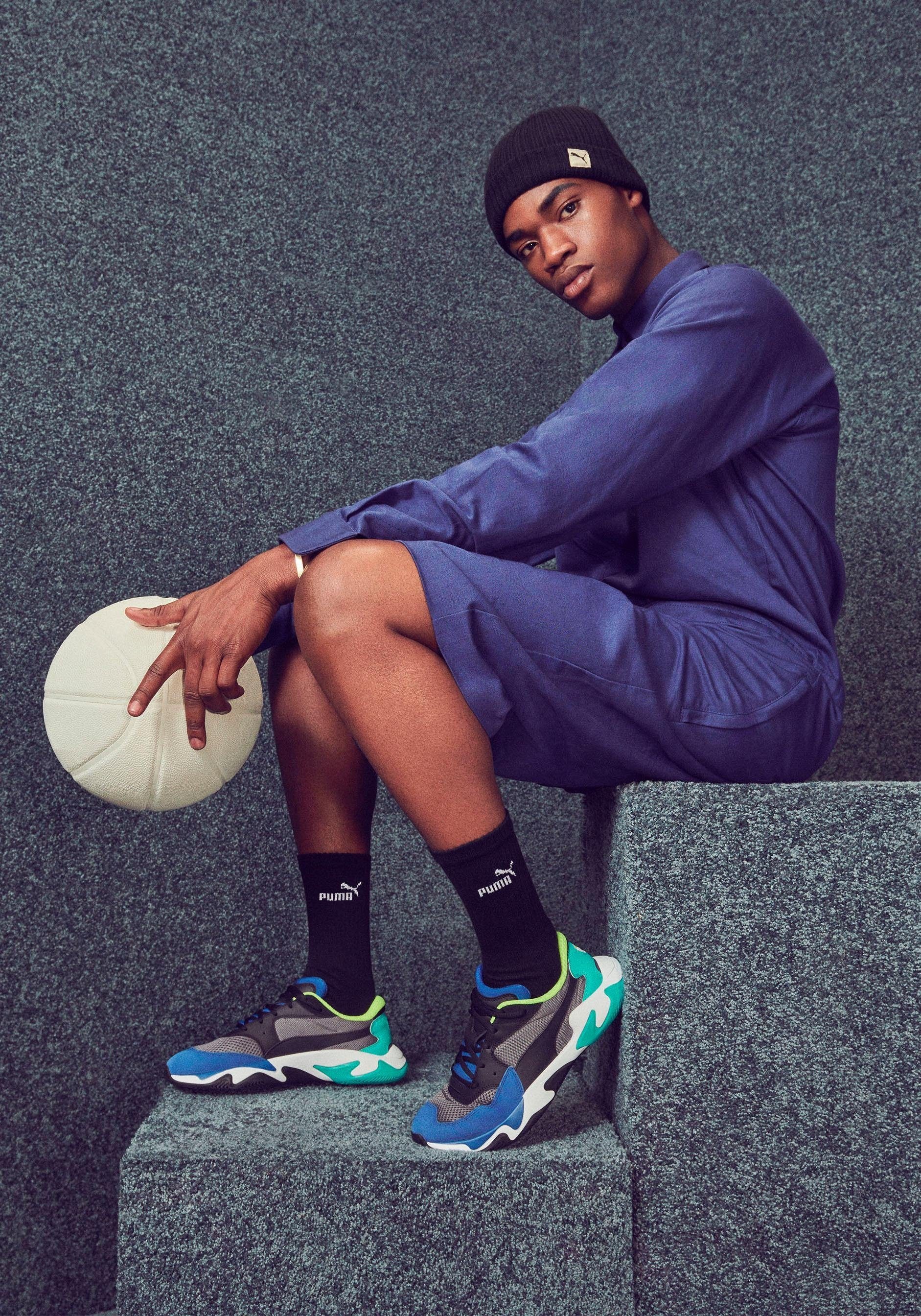 PUMA Sportsocken, (6 Paar), mit klassischer Rippe