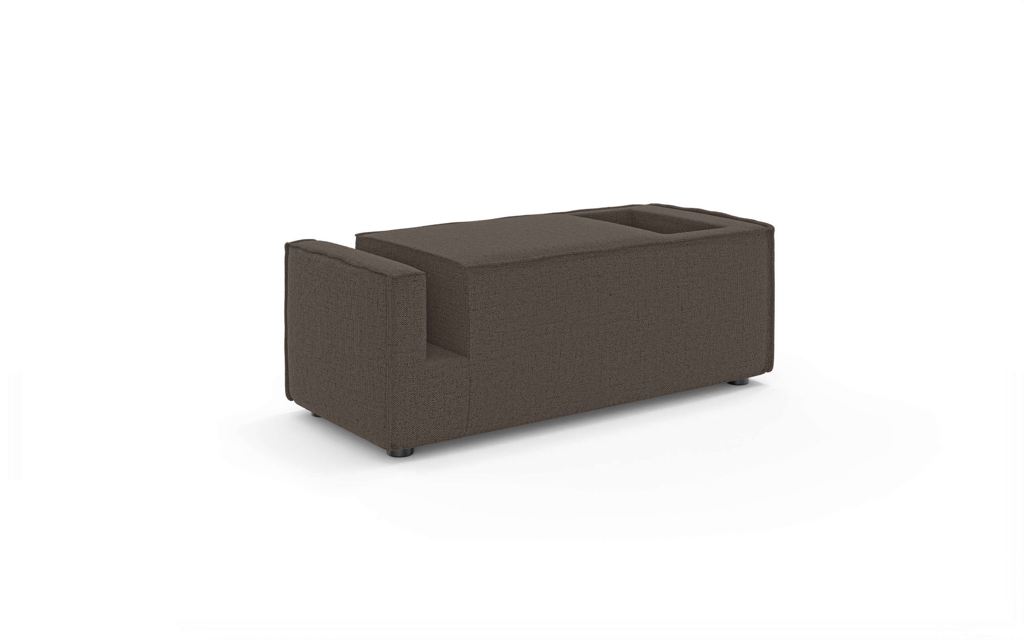 INOSIGN Sofaelement »HAILY Tisch für das Modulsofa, Maße B/T/H: 45/100/37 cm«, als Modul oder separat verwendbar, mit Steckfach und Ablagefläche
