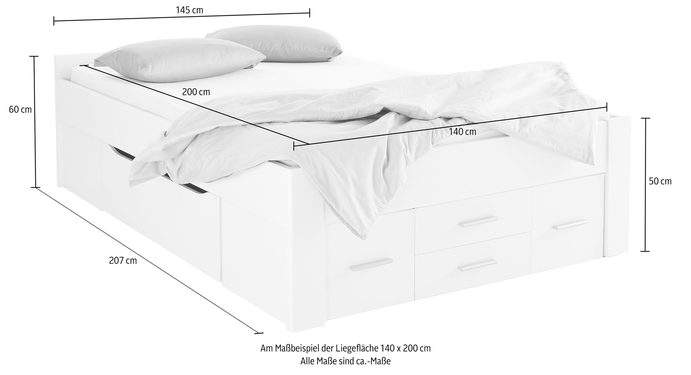 19. Bild von rauch Bett »Scala«, mit Schubkästen in 3 Varianten