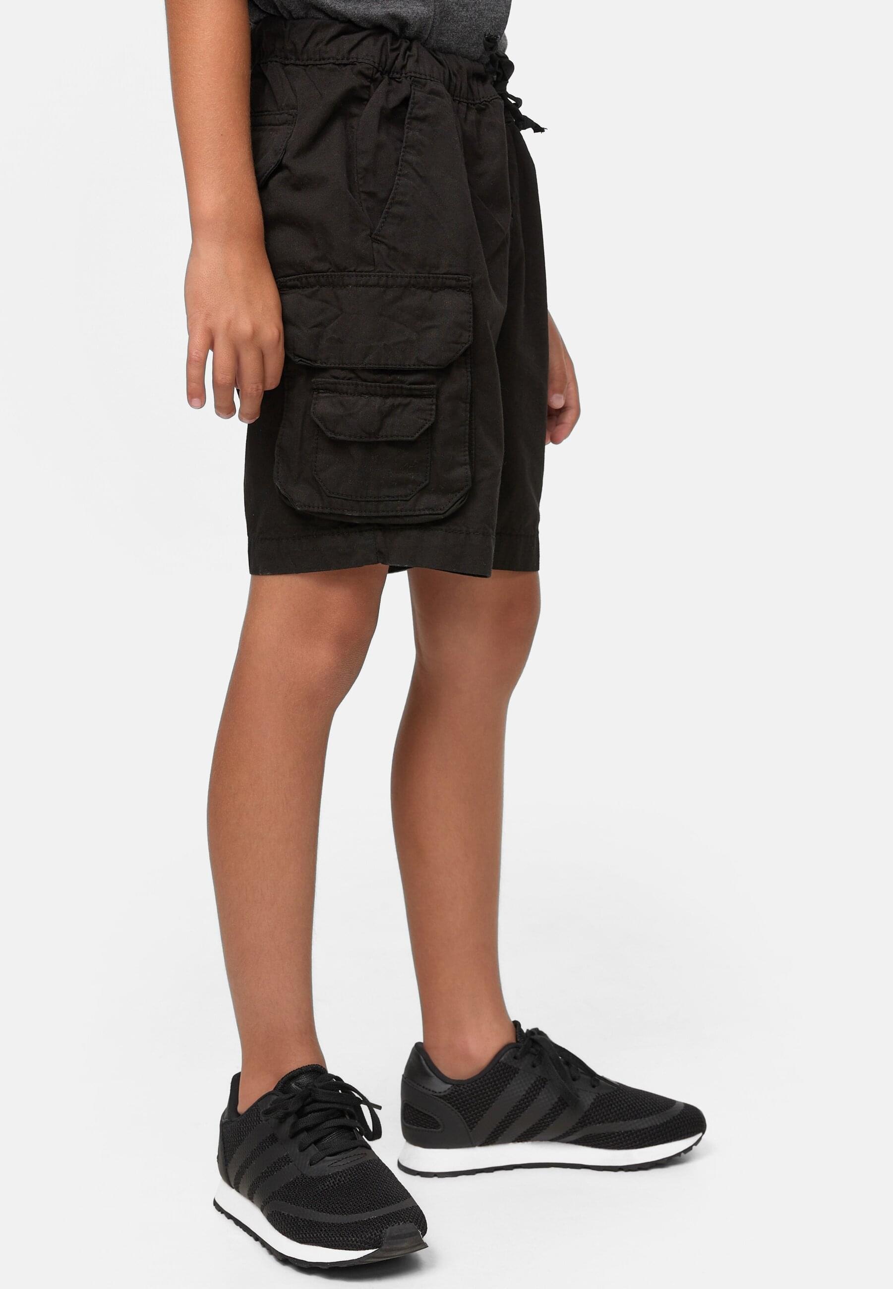 URBAN CLASSICS Cargohose »Urban Classics Herren Boys Double Pocket Cargo Shorts«
