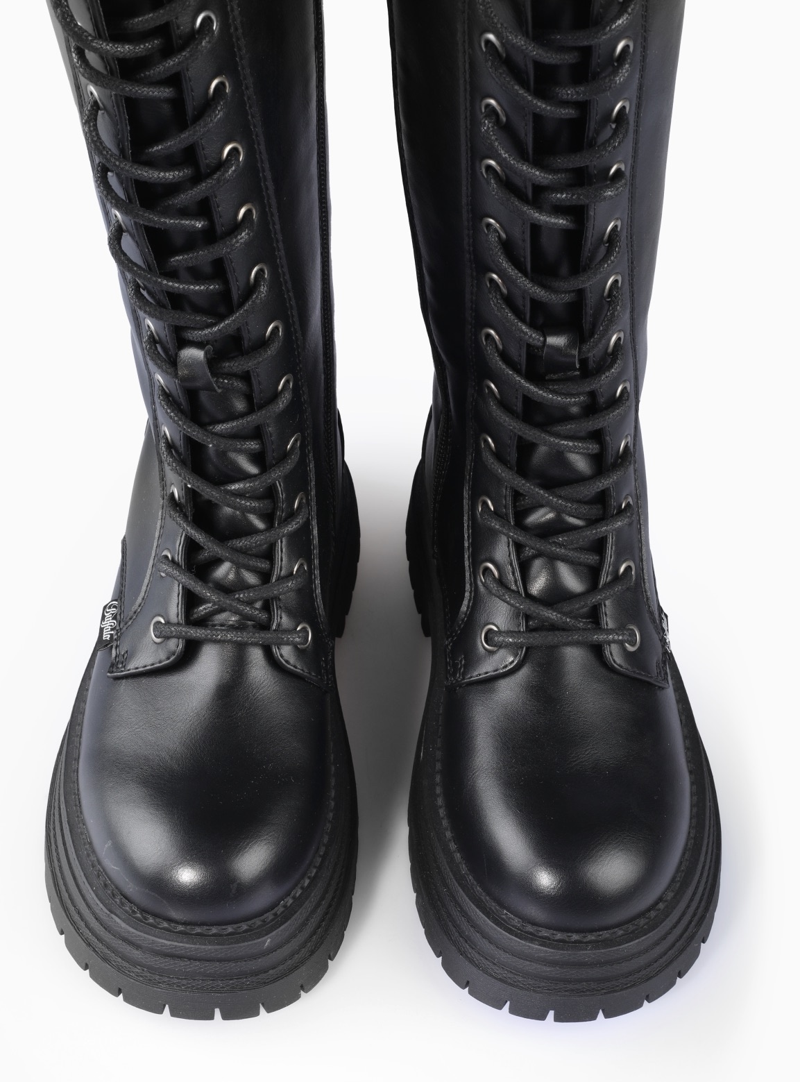 Buffalo Schnürstiefel »LENNOX LACE UP HI«  Langschaftstiefel, Festival-Stiefel, Plateaustiefel mit Memory Foam