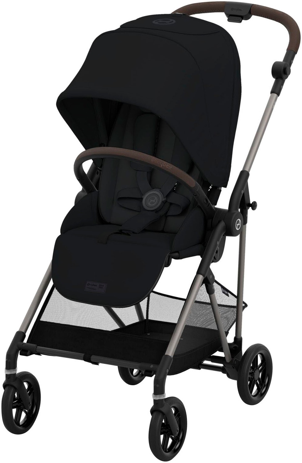 CYBEX Kinder-Buggy »Gold, Melio Carbon« 15 kg magic black