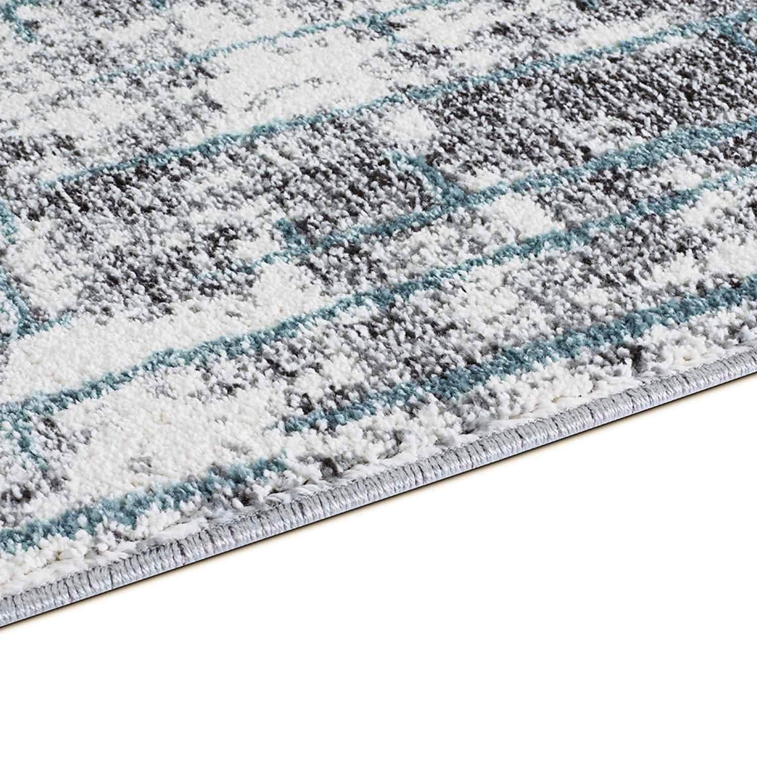 Carpet City Teppich »Moda 1139«, rechteckig, 11 mm Höhe, Läufer, weicher Kurzflor, abstrakt, Wohnzimmer
