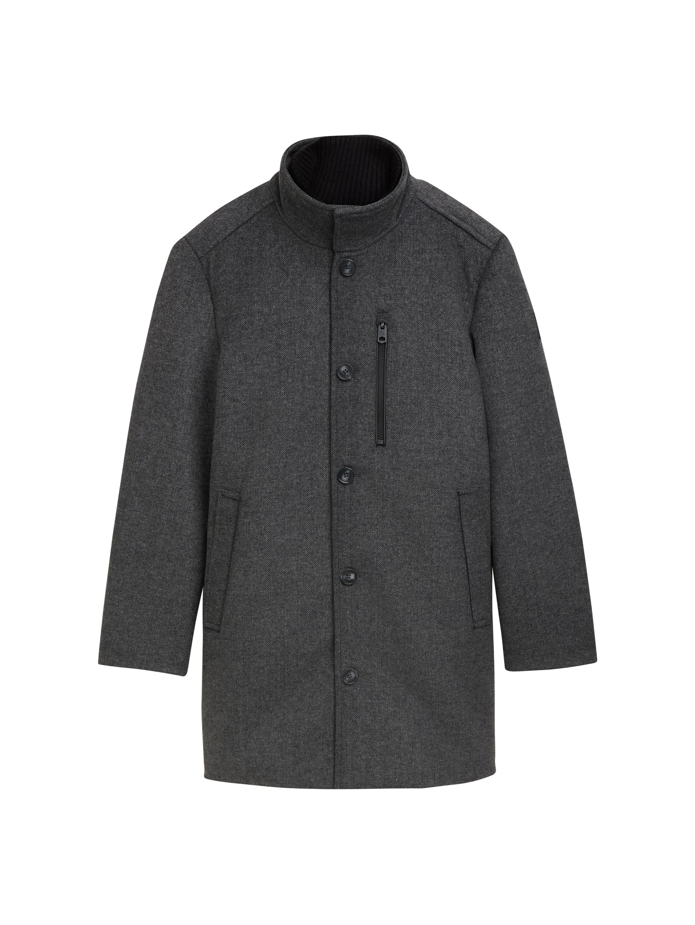 TOM TAILOR Wollmantel, mit Wolle