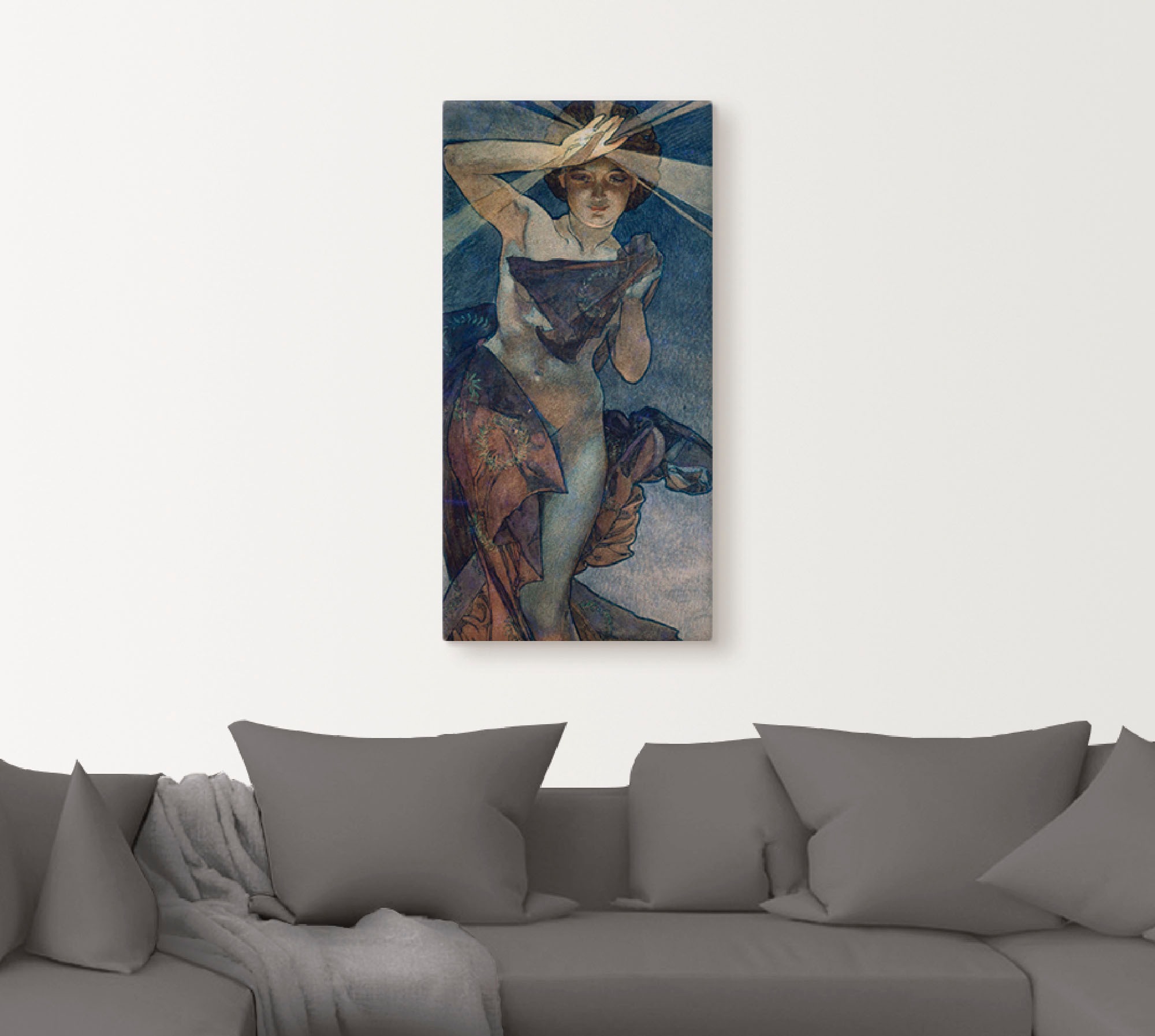 Artland Wandbild »Sterne Der Morgenstern 1902«, Frau, (1 St.), als Alubild, günstig online kaufen