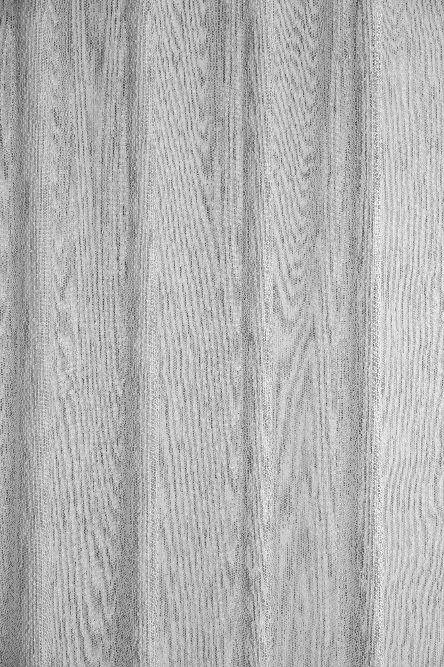 Bricoflor Transparenter Vorhang mit Verdeckten Schlaufen Derra Grau günstig online kaufen