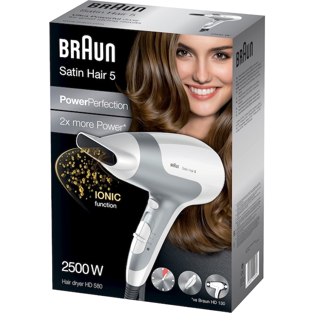 Braun Ionic-Haartrockner »Braun Satin Hair 5 Power Perfection«, 2500 W, Leistungsstarke  2500W online kaufen