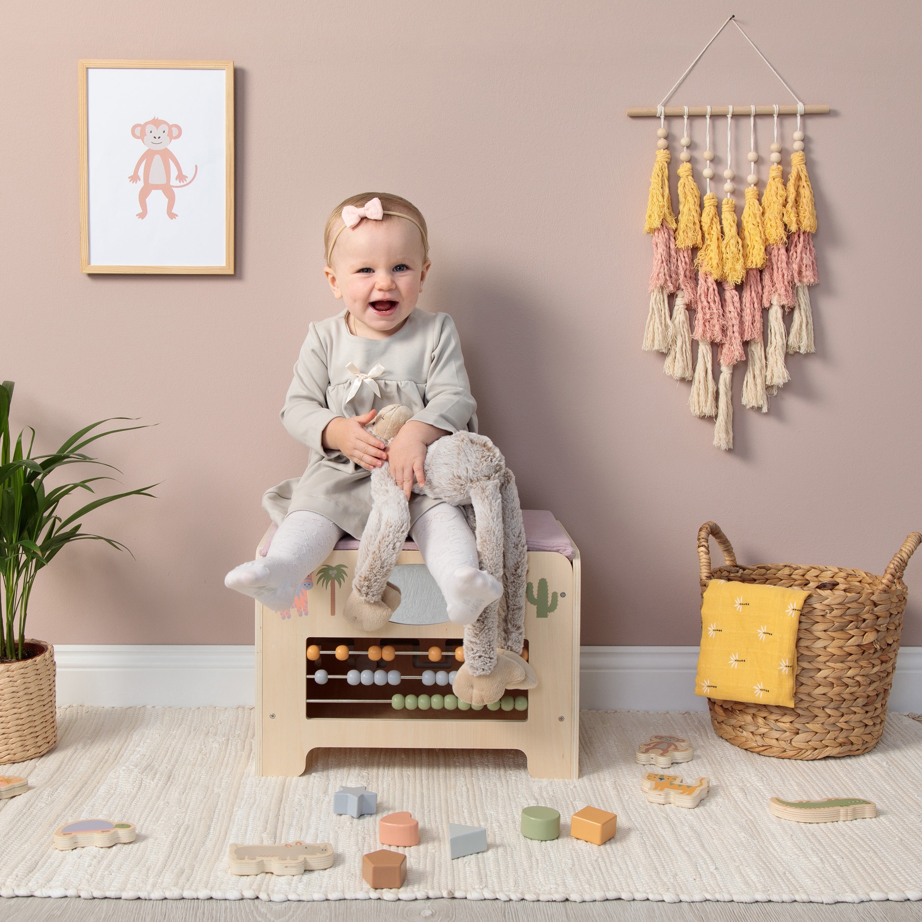 MUSTERKIND® Spielcenter »Motorik-Center Abelia, Safari«, aus Holz