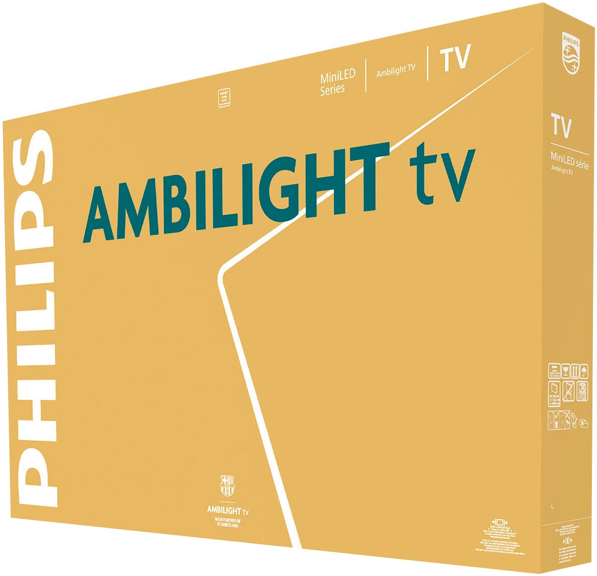Philips Mini-LED-Fernseher »65MLED910/12«, 4K Ultra HD, Smart-TV