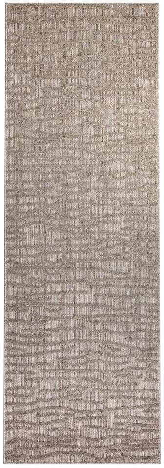 Carpet City Teppich »In-& Outdoorteppich Santorini 450, 3D-Effekt, Gestreift«, rechteckig, 5 mm Höhe, Wetterfest & UV-beständig für Terrasse, Balkon, Küche, Flur