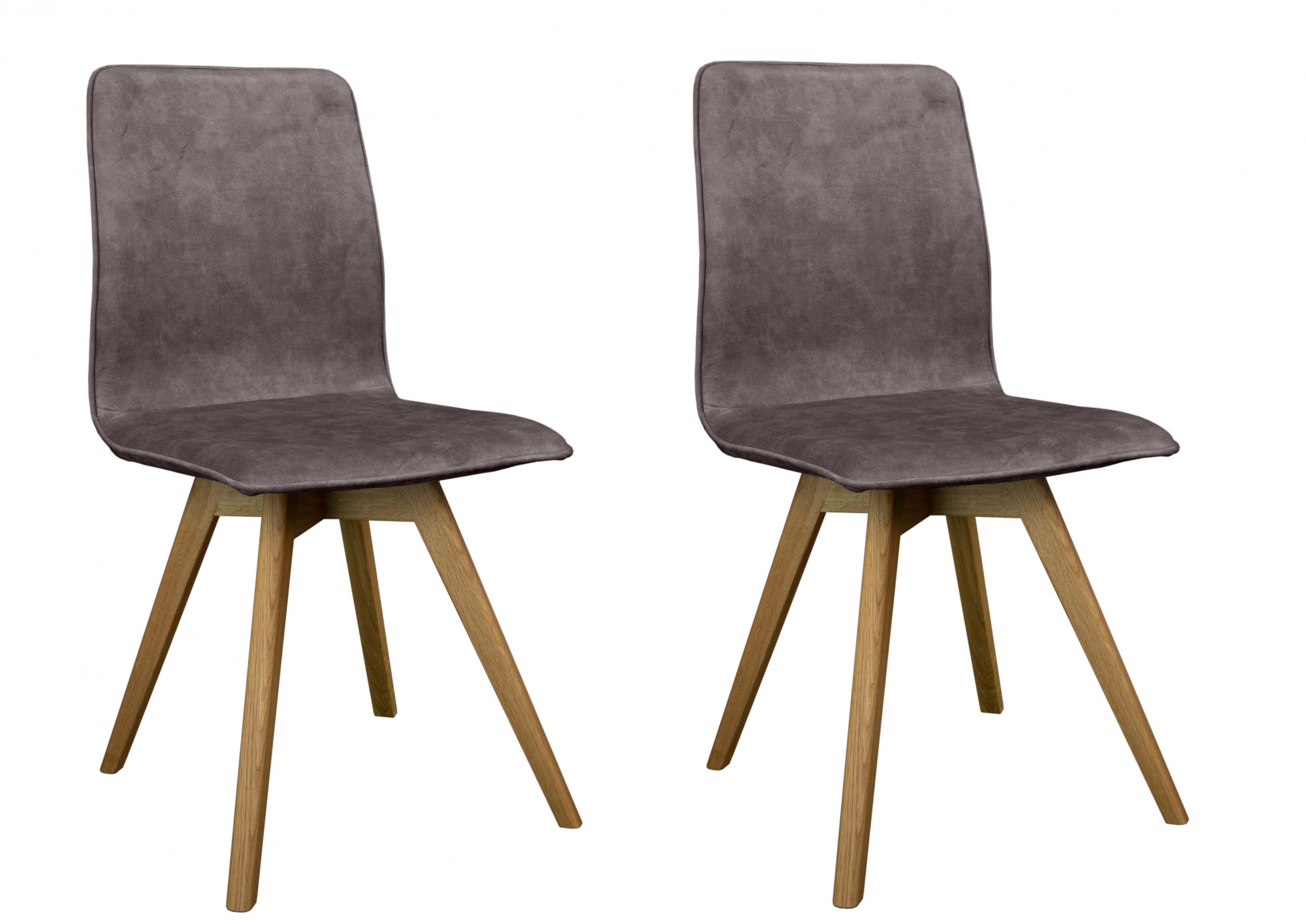 andas Esszimmerstuhl »Rania«, (Set), 2 St., Samtvelours, Massivholzgestell, günstig online kaufen