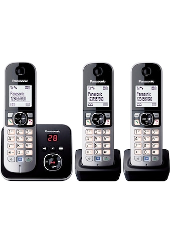 Panasonic Schnurloses DECT-Telefon »TG6823G Trio«, (Mobilteile: 3), mit... kaufen