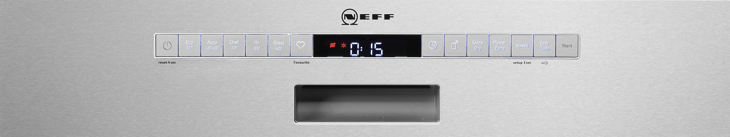 NEFF Unterbaugeschirrspüler N 50 »S125ITS04E«, 12 Maßgedecke, Besteckschublade für einfaches Beladen