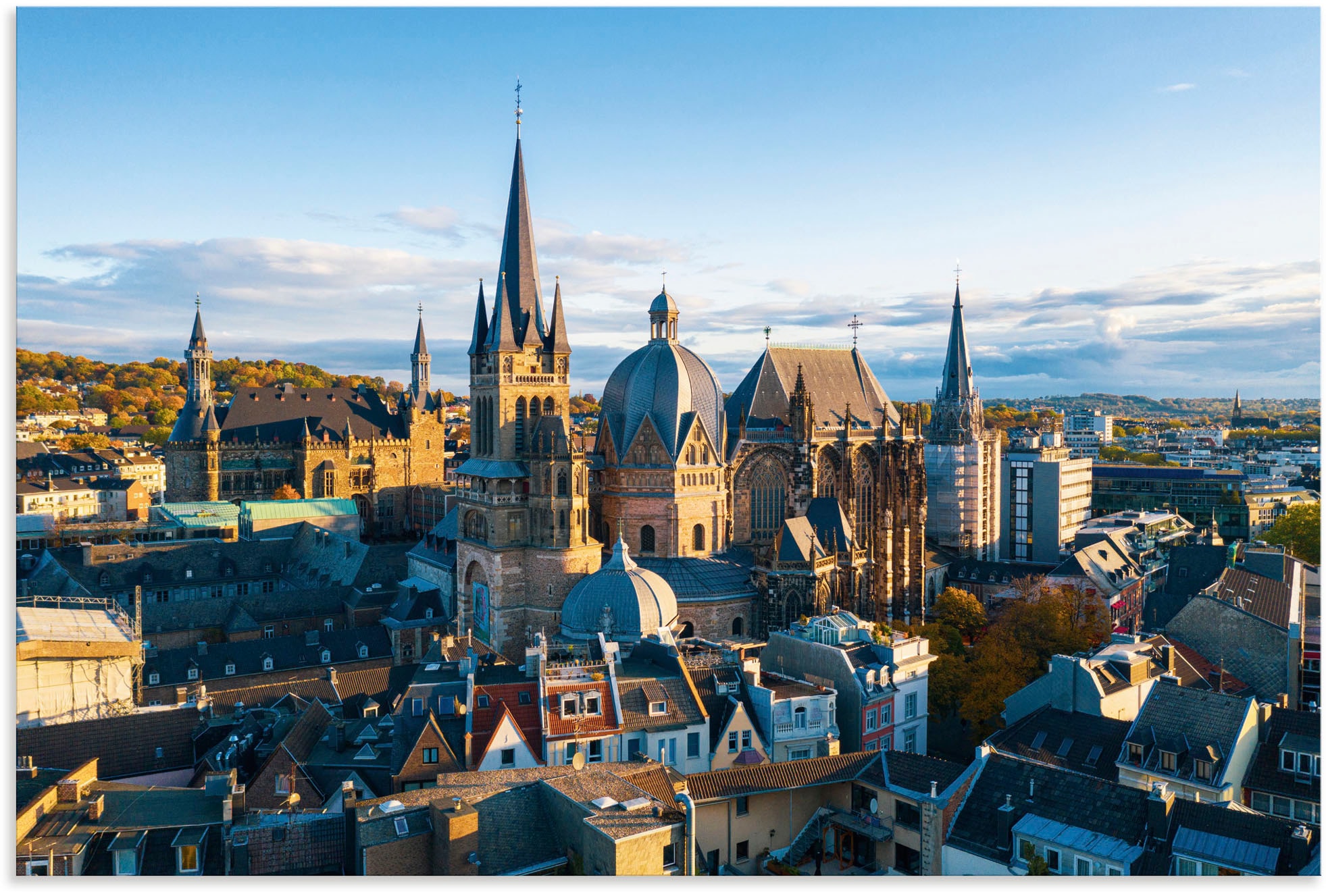 Artland Wandbild »Aachen Skyline Aachen, Wandaufkleber als St.), versch. Alubild, oder (1 Poster in II«, online kaufen Größen Leinwandbild