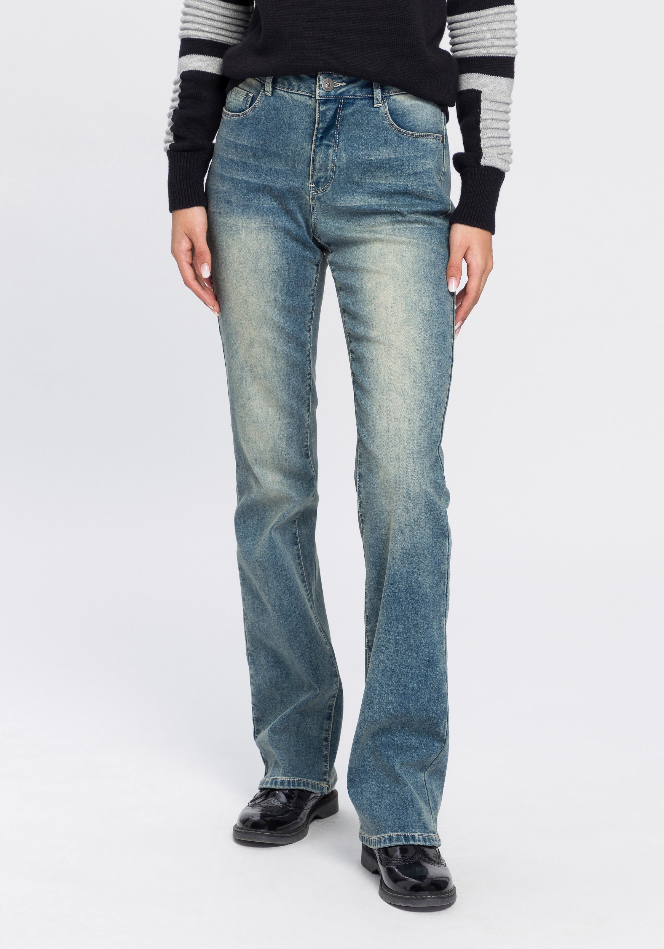 Arizona Bootcut-Jeans »mit Thermo Effekt«, High Waist kaufen