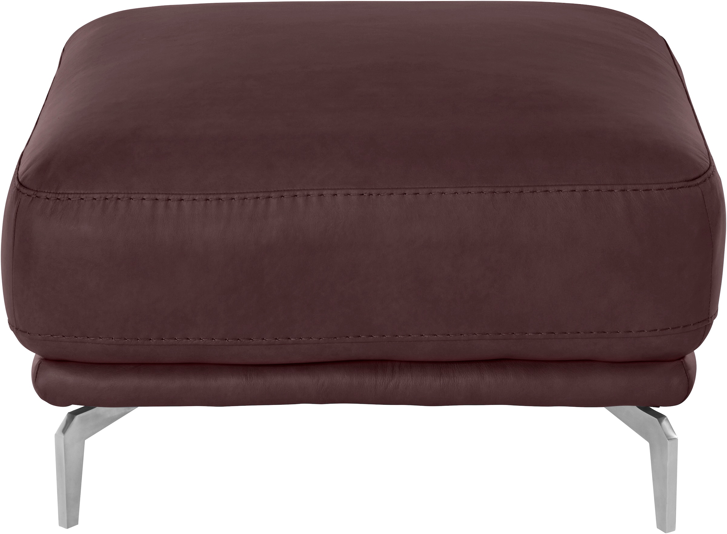 W.SCHILLIG Hocker »montanaa«, mit Metallfüßen in Chrom glänzend, Breite 71 cm