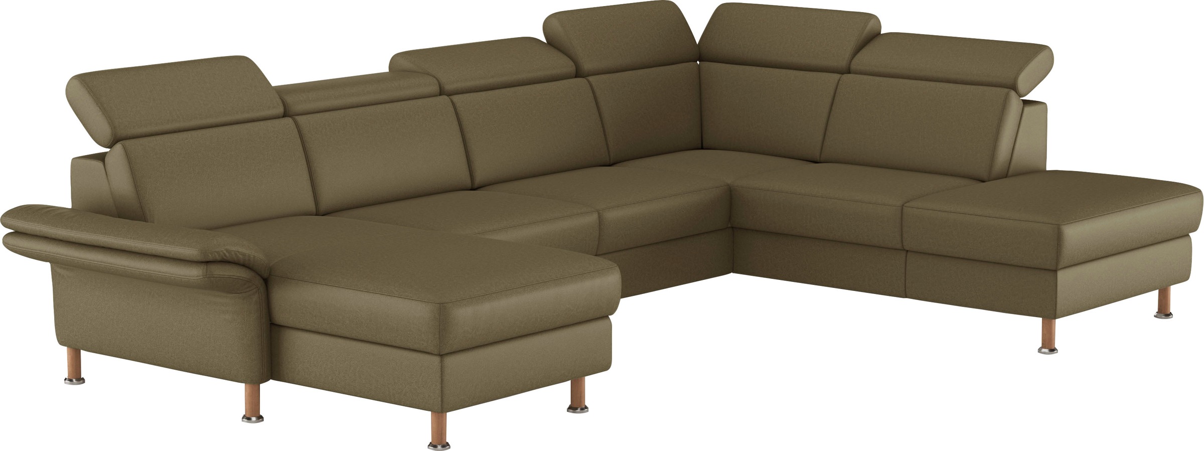 Home affaire Wohnlandschaft »Calypso U-Form«, wahlweise mit motorischer Relaxfunktion