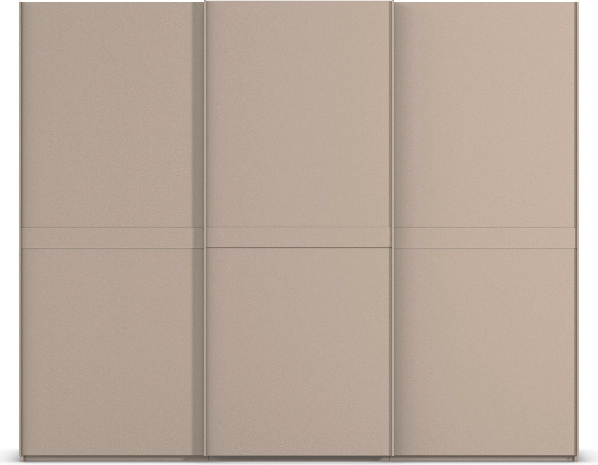 rauch Schwebetürenschrank »Kleiderschrank Schrank Garderobe Schlafzimmerschrank SCALE-LINE«, edle Optik mit Bauchbinde in Korpusfarbe Dekorfront MADE IN GERMANY