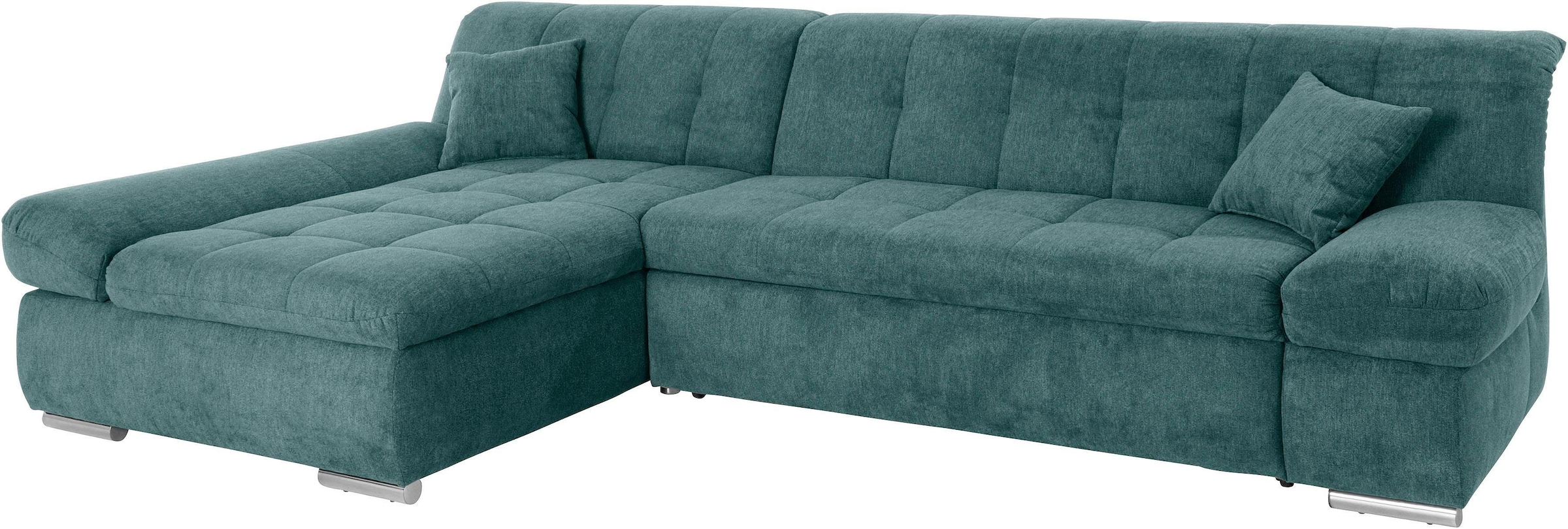 DOMO collection Ecksofa »Mona L-Form«, wahlweise mit Bettfunktion