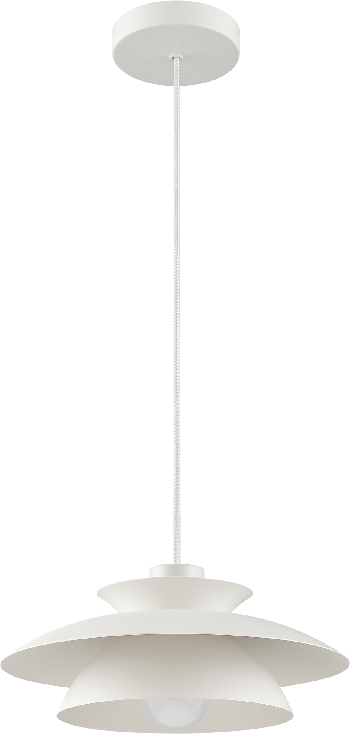 Brilliant Pendelleuchte »Appia« E27 1 Stk. Doppelschirm, Ø 30,5 cm, H 120 cm, E27 Fassung, Metall